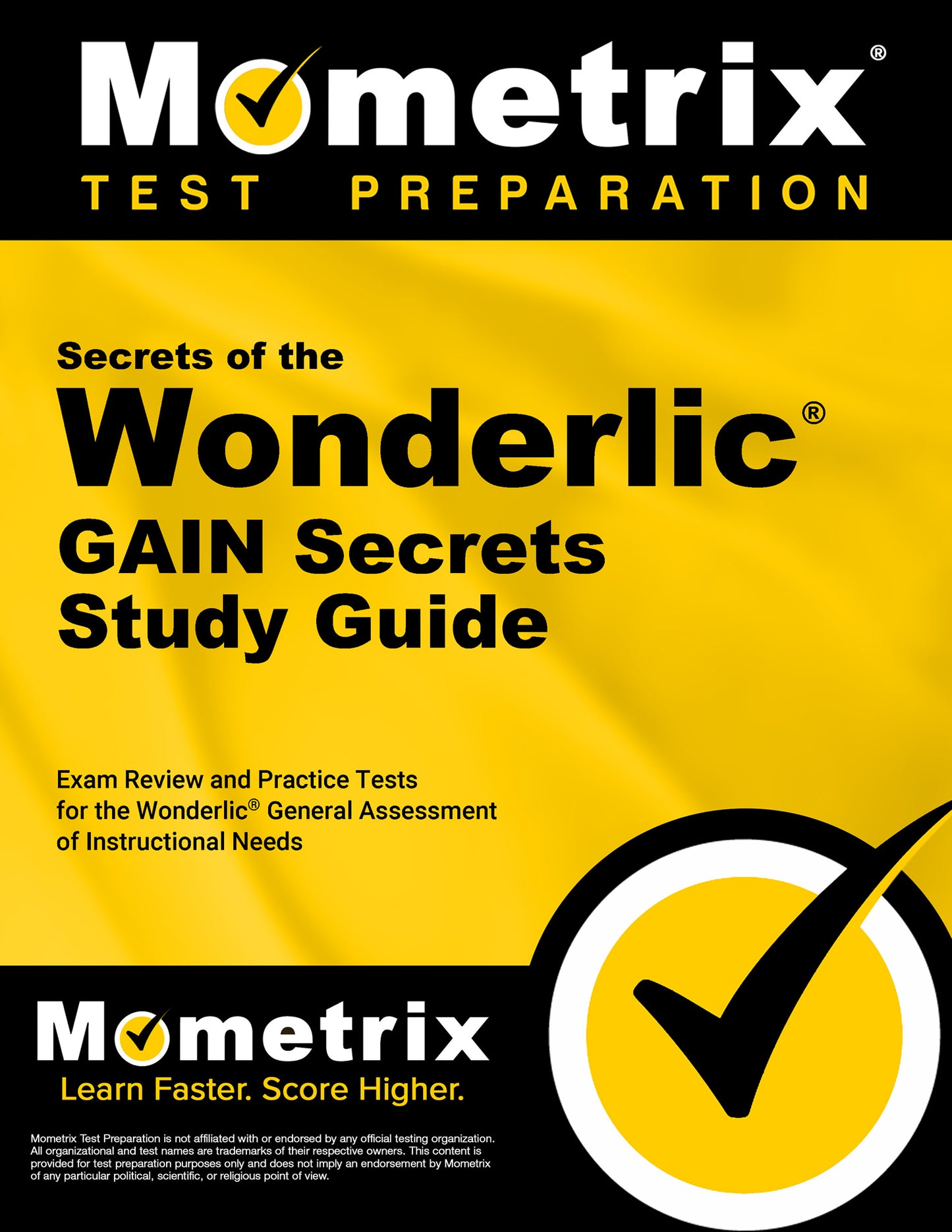 Secrets of the Wonderlic GAIN Study Guide