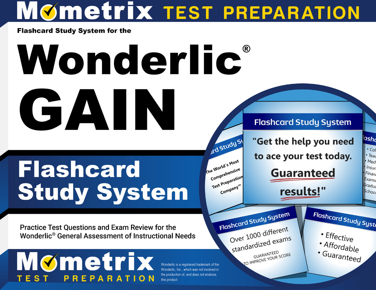 Flashcard Study System for the Wonderlic GAIN