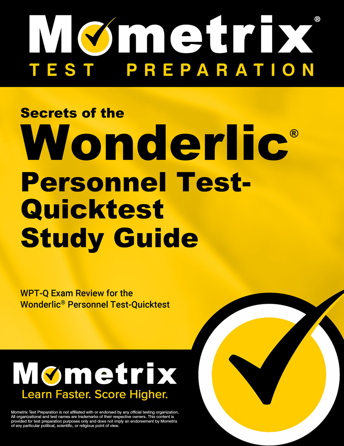 Secrets of the Wonderlic Personnel Test-Quicktest Study Guide