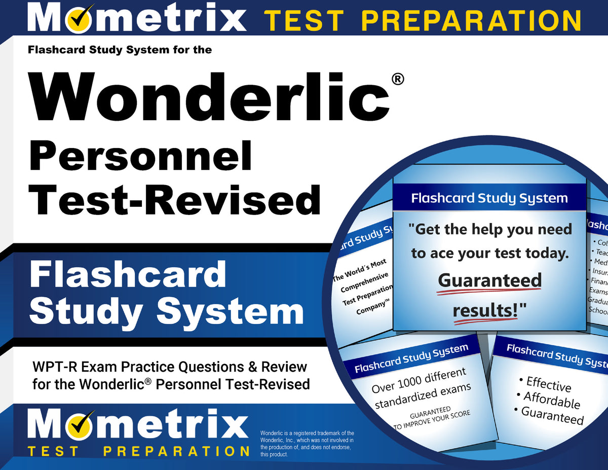 Flashcard Study System for the Wonderlic Personnel Test-Revised