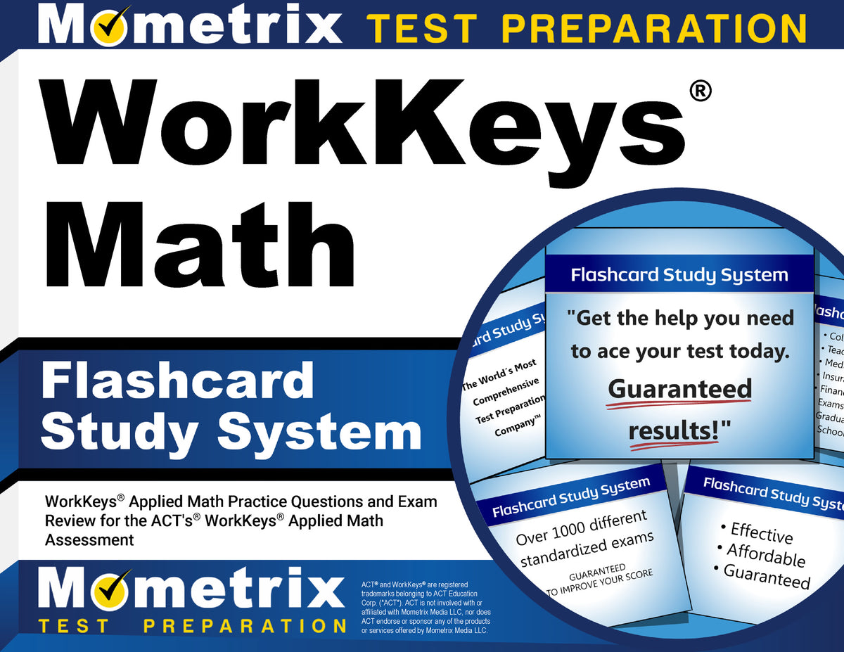WorkKeys Math Flashcard Study System