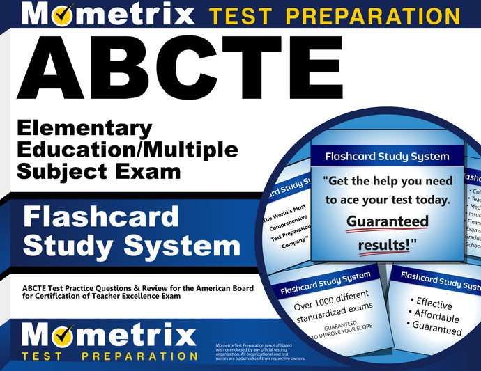 ABCTE Elementary Education/Multiple Subject Exam Flashcard Study System