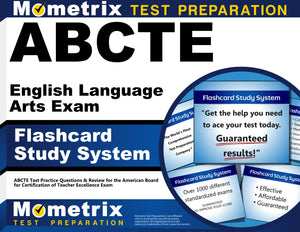 ABCTE English Language Arts Exam Flashcard Study System