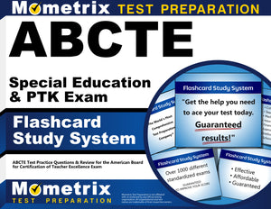 ABCTE Special Education & PTK Exam Flashcard Study System