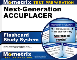 Next-Generation ACCUPLACER Flashcard Study System