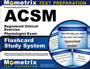 Flashcard Study System for the ACSM Registered Clinical Exercise Physiologist Exam