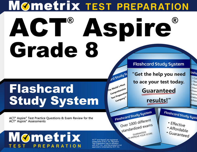 ACT Aspire Grade 8 Flashcard Study System