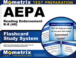 AEPA Reading Endorsement K-8 (46) Flashcard Study System
