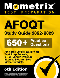 AFOQT Study Guide 2022-2023 - Air Force Officer Qualifying Test Prep Secrets [6th Edition] (ebook access)