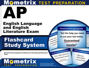 AP English Language and English Literature Exam Flashcard Study System