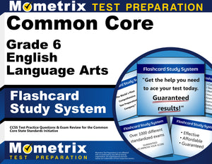 Common Core Grade 6 English Language Arts Flashcard Study System