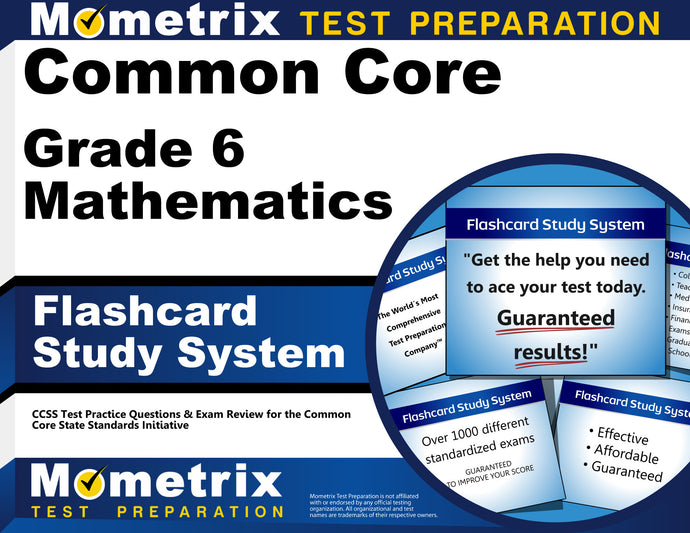 Common Core Grade 6 Mathematics Flashcard Study System