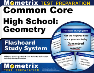 Common Core High School: Geometry Flashcard Study System