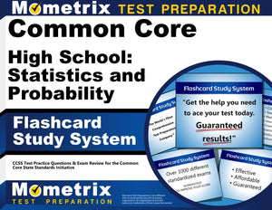 Common Core High School: Statistics and Probability Flashcard Study System