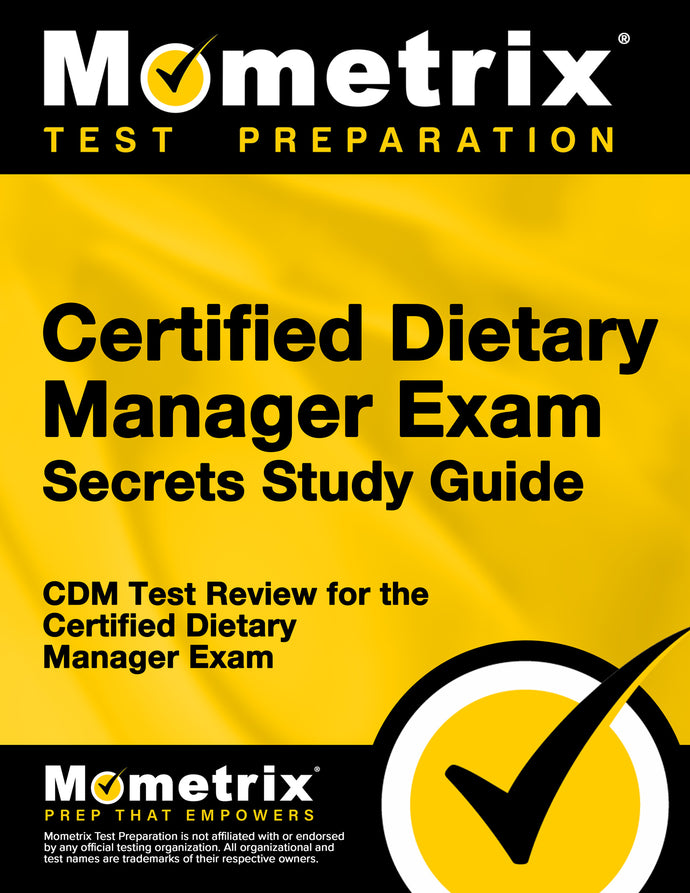 Certified Dietary Manager Exam Secrets Study Guide