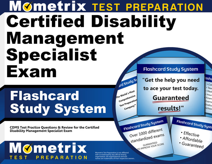 Certified Disability Management Specialist Exam Flashcard Study System