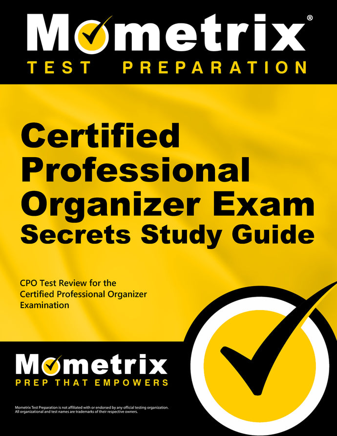 Certified Professional Organizer Exam Secrets Study Guide