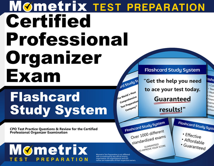 Certified Professional Organizer Exam Flashcard Study System