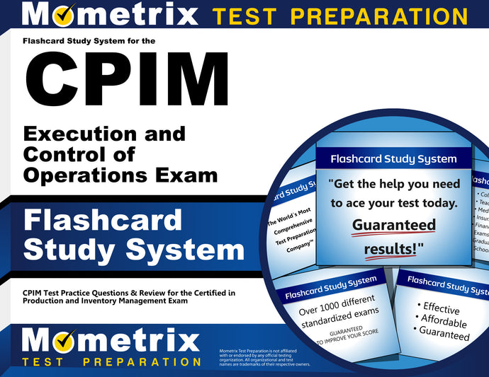 Flashcard Study System for the CPIM Execution and Control of Operations Exam