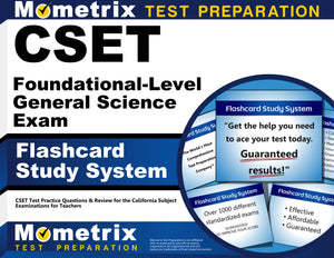 CSET Foundational-Level General Science Exam Flashcard Study System