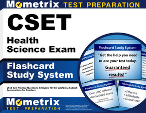CSET Health Science Exam Flashcard Study System