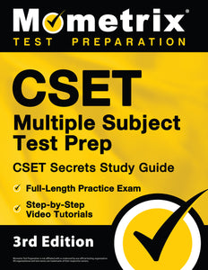 CSET Multiple Subject Test Prep - CSET Secrets Study Guide [3rd Edition]