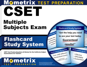 CSET Multiple Subjects Exam Flashcard Study System