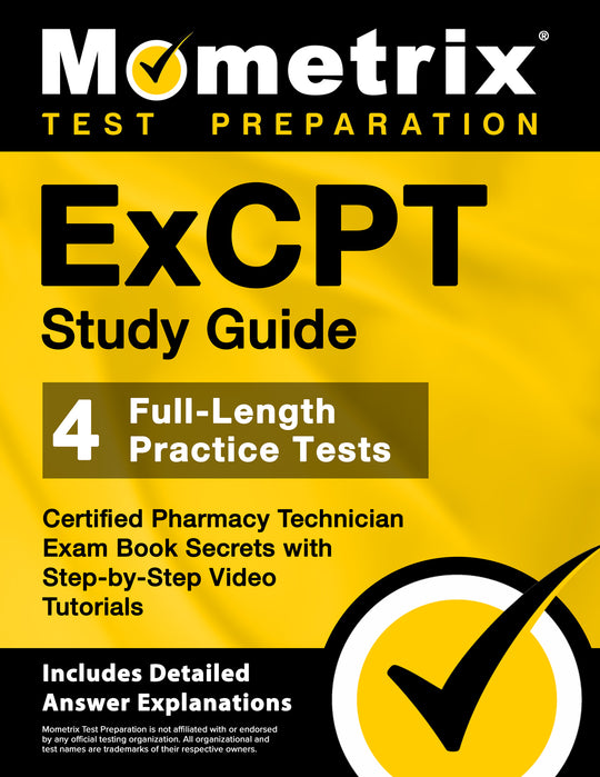 ExCPT Study Guide - Certified Pharmacy Technician Exam Book Secrets ...