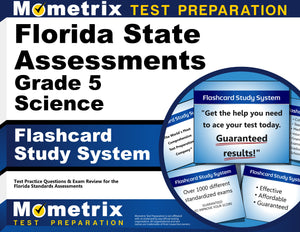 Florida State Assessments Grade 5 Science Flashcard Study System