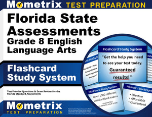 Florida State Assessments Grade 8 English Language Arts Flashcard Study System