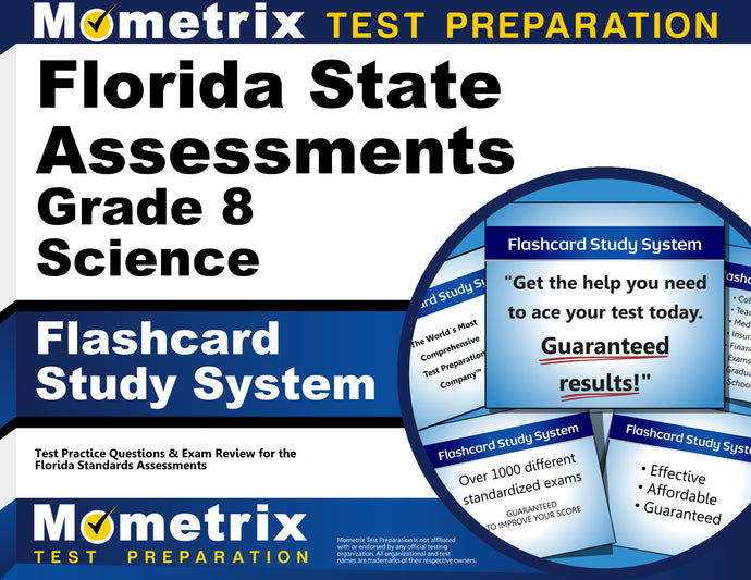Florida State Assessments Grade 8 Science Flashcard Study System