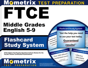 FTCE Middle Grades English 5-9 Flashcard Study System