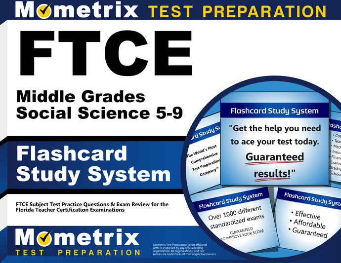 FTCE Middle Grades Social Science 5-9 Flashcard Study System