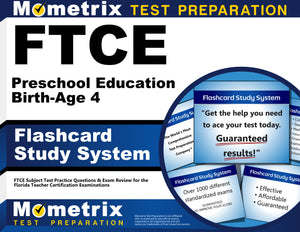 FTCE Preschool Education Birth-Age 4 Flashcard Study System