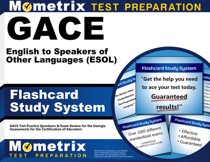 GACE English to Speakers of Other Languages (ESOL) Flashcard Study System