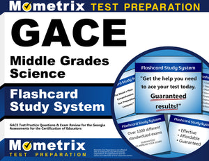 GACE Middle Grades Science Flashcard Study System