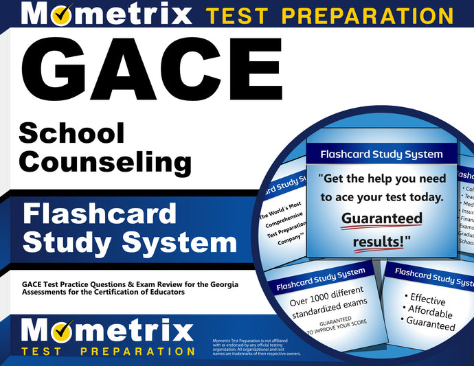 GACE School Counseling Flashcard Study System