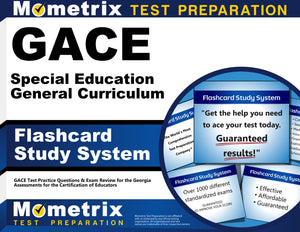 GACE Special Education General Curriculum Flashcard Study System