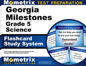 Georgia Milestones Grade 5 Science Flashcard Study System