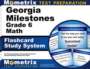Georgia Milestones Grade 6 Mathematics Flashcard Study System