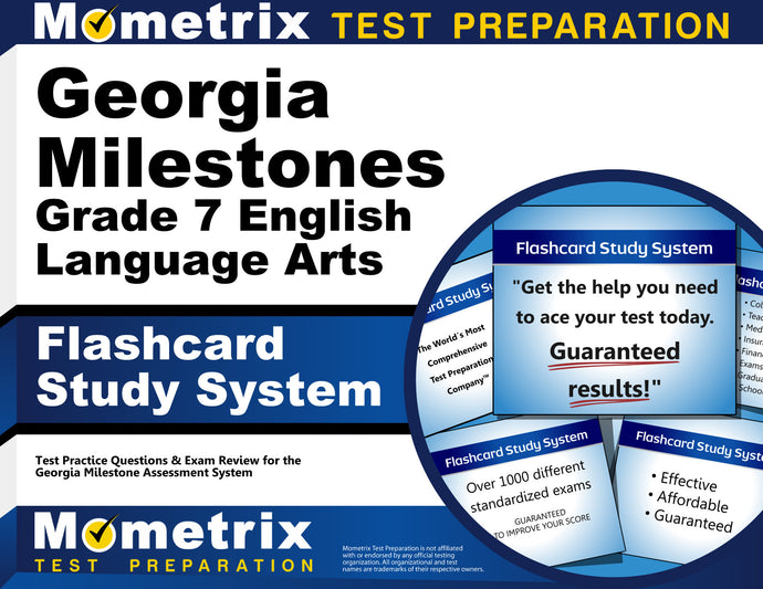 Georgia Milestones Grade 7 English Language Arts Flashcard Study System