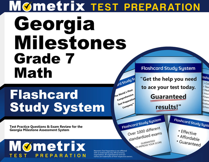 Georgia Milestones Grade 7 Mathematics Flashcard Study System