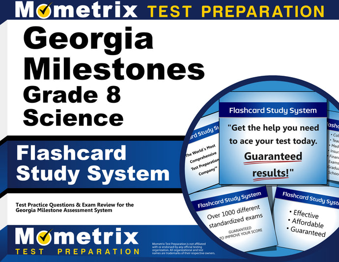 Georgia Milestones Grade 8 Science Flashcard Study System