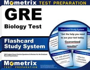 GRE Biology Test Flashcard Study System