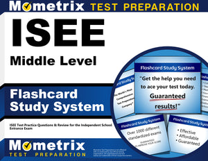ISEE Middle Level Flashcard Study System