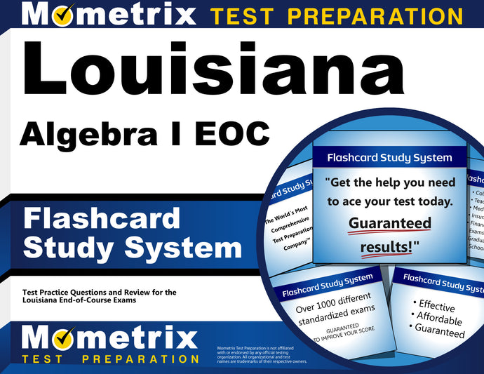 Louisiana Algebra I EOC Flashcard Study System