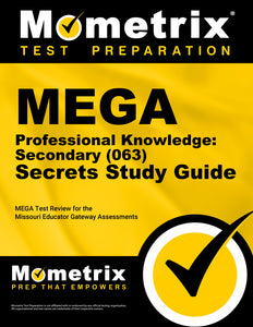 MEGA Professional Knowledge: Secondary (063) Secrets Study Guide