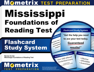 Mississippi Foundations of Reading Test Flashcard Study System