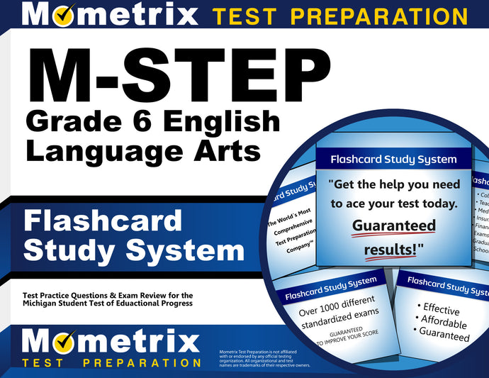 M-STEP Grade 6 English Language Arts Flashcard Study System