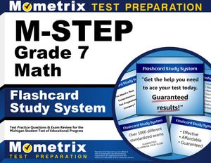 M-STEP Grade 7 Mathematics Flashcard Study System